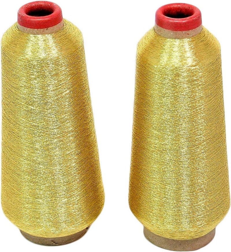New Gold Metallic Machine Embroidery Threads - 10000 Yards